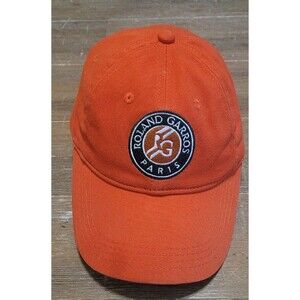ROLAND GARROS PARIS TENNIS HAT French Open Orange Unisex O/S Adjustable Cap